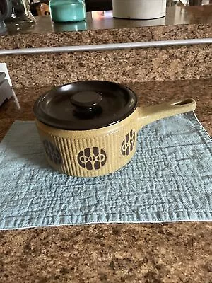 Flame N Frost Sauce Pan/Fondue Pot Danish Mid Century MCM • $25