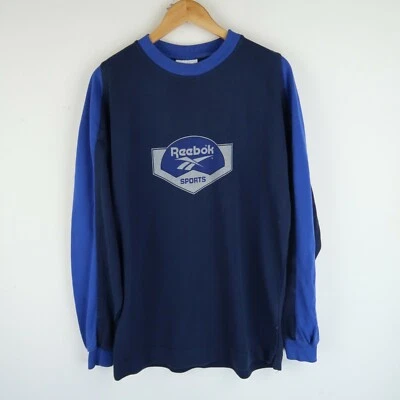 £18.95 • Buy Reebok Vintage 90's Sweatshirt Spell Out Logo SZ Medium ( G5621)