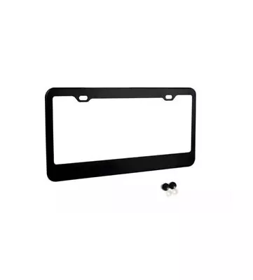 Car License Plate Frame Cover Hood Bonnet Rear Trunk Matte Black For Saab Smart • $23.99