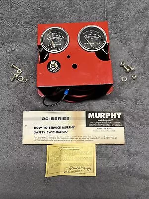 NOS Murphy Swichgage Panel Series 20 20-P-75 20-T-21 See Photos & Description) • $153