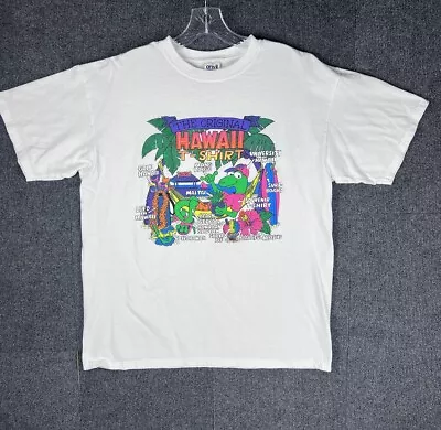 Vintage The Original Hawaii T-shirt Souvenir Beach Gecko Hammock Mens Size Large • $29.99