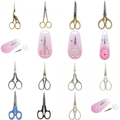 £5.35 • Buy Hemline Embroidery Scissors Various Sizes And Designs Craft Hobby Sewing
