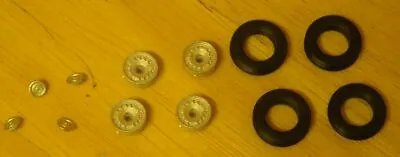 1/43rd Scale 15  Ventilated Disc Wheels With Hub Caps By K&R Replicas • £3.10