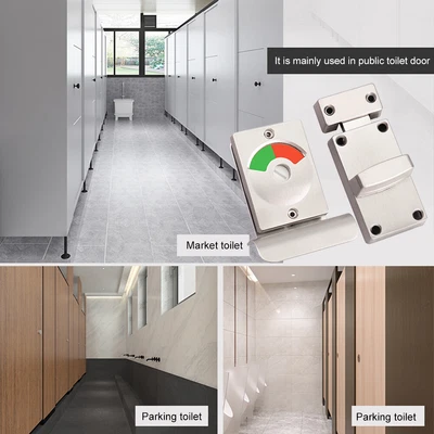 $16.03 • Buy Dressing Room WC Hardware Vacant Engaged Indicator Door Lock Home For Bathroom