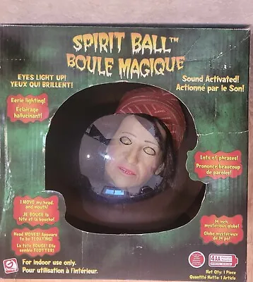 14  2005 Vtg Gemmy Halloween Gypsy Spirit Ball Fortune Teller Sound Activated • $148.95