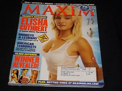 2004 March Maxim Magazine - Elisha Cuthbert Men's Issue - L 9239 • $39.99