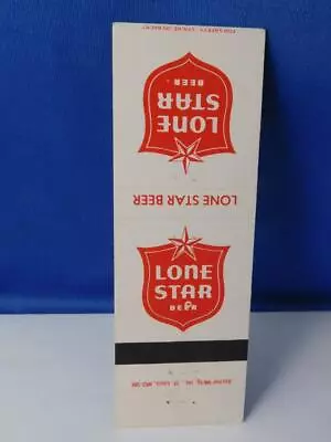 Lone Star Beer Vintage Matchbook  Brewery Bar Advertising Collector • $2.91