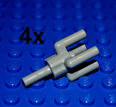 Lego Parts - 4x Light Bluish Grey Plant Tree Palm Top/assembly Connector 2566 • $2.29