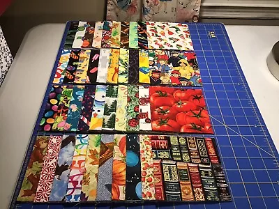 I SPY Quilt Squares Lot Of (40)  5 X5  100% Cotton Rotary Cut RARE SQUARES • $9