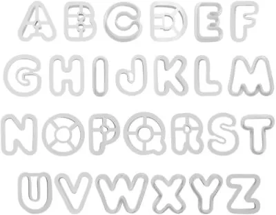 PME Alphabet Cutters For Sugarcraft And Cake Decorating Set Of 26 • £7