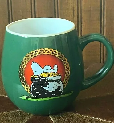 New Peanuts Gang St. Patrick's Day Snoopy Irish Pot Of Gold Coffee Cup Mug  • $13.90