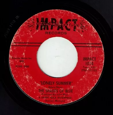 SHADES OF BLUE * Lonely Summer * IMPACT * US Orig. R&B 60's Detroit Soul * MP3 • £3