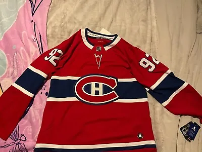 Authentic NEW Adidas Jonathan Drouin Montreal Canadiens Home Jersey Large 52  • $72.43