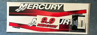 NEW OEM MERCURY QUICKSILVER 9.9 HP Outboard Cowl Black Decal Set PN 37-12836A00 • $115.95