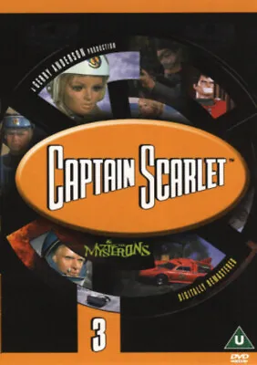Captain Scarlet And The Mysterons: 3 DVD (2001) Robert Lynn Cert U Amazing Value • £2.98