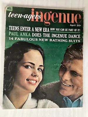 TEEN-AGERS INGENUE - April 1961 - PAUL ANKA SWIMSUITS PROMS DATING CAREERS • $11.98