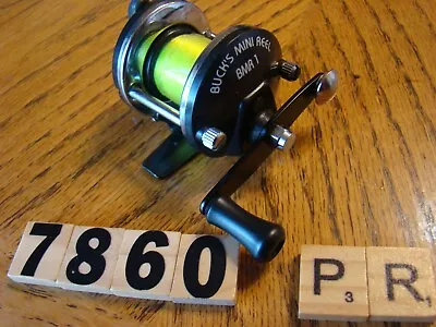 U7860 Pr Ultra Light Bass Pro Bucks Mini Reel Bnm Fishing Reel • $12.59