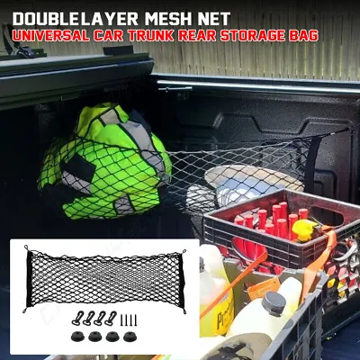 Rear Trunk Envelope Style Mesh Cargo Net For MITSUBISHI OUTLANDER 2022-2023 New • $14.99