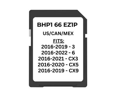 MAZDA Navigation GPS SD Card BHP166EZ1P: 3 6 CX-3 CX-5 CX-9 MX-5 2022 US/CAN/MX • $38.99