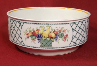 £78.48 • Buy Villeroy & Boch BASKET Fruit Lattice Pattern Round Vegetable Bowl Straight Edge