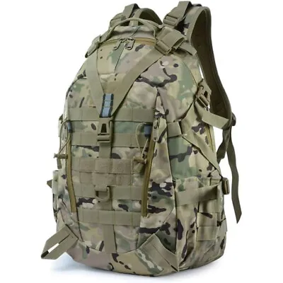 Military Tactical Army Backpack Rucksack Camping Hiking Bag Outdoor Travel 25L • £17.05