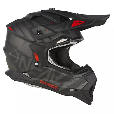 Oneal Glitch Motocross MX Helmet Black Grey • $149.95