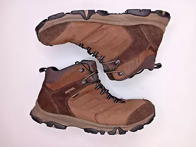 Meindl Mens Boots UK 13 Walking Hiking Waterproof Gore-Tex Brown Nubuck Leather • £79.99