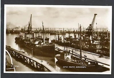 £4.50 • Buy Rp New Dock Grimsby Lincolnshire  Real Photo C1935