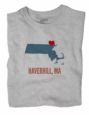 Haverhill Massachusetts MA T-Shirt HEART • $18.99