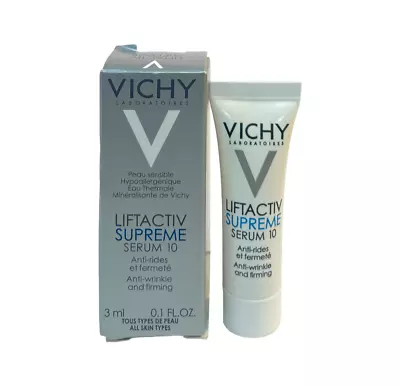 Vichy Liftactiv Supreme Serum 10 Anti-Wrinkle & Firming (3ml/0.1fl) New See Pics • $8.95