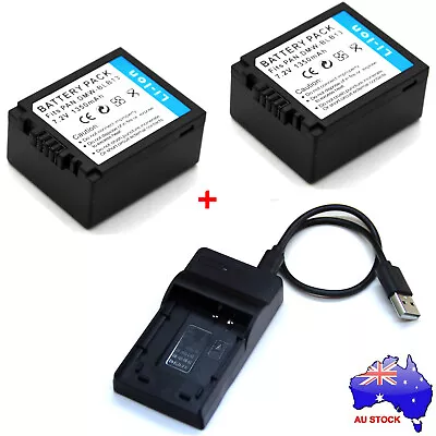 Battery / Charger For Panasonic Lumix DMC-G1 DMC-G2 DMC-G10 DMC-G10W Camera AUS • $21.88