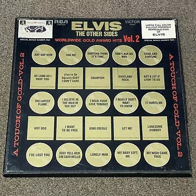 ELVIS PRESLEY 1971 - 4 X LP BOX SET -  WORLDWIDE GOLD AWARDS VOL.2   - *EX/VG* • $15.50