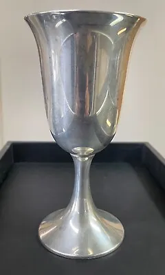 Vintage Sterling Silver 7in. Wine Chalice With S Monogram • $225