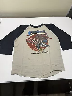 Ticket Stub Judas Priest 1982 Concert T-Shirt Screaming For Vengeance Tour Sz L • $499.99