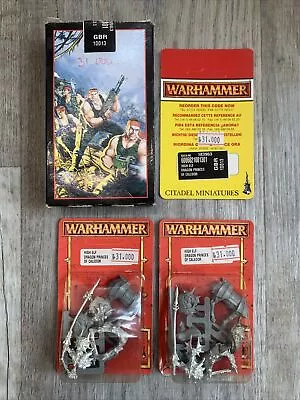 Warhammer Dragon Princes Of Caledor Stock Box And Two Blisters Rare NOS OOP • £150