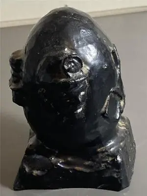 Handcrafted West Virginia Coal Miner Statue Pick Shovel Bucket Figure Statue • $4.99