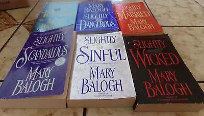 Mary Balogh 6 Books Lot Complete Slightly Bedwyn Regency Romance Series VGC • $22.50