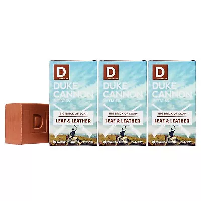 Duke Cannon Big Ass Brick Of Soap Leaf And Leather Scent - 3 Pack • $19.99
