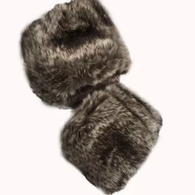 1 Pair Faux Fox Fur Raccoon Fur Cuffs Furry Wrist Warmer Ankle Leg Warmer New • $3.79