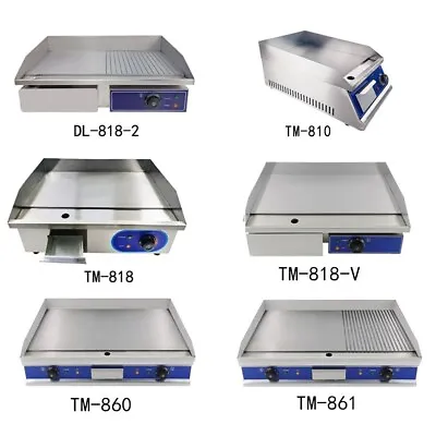 £83.98 • Buy Commercial Electric Griddle Kitchen Hot Plate Countertop Plancha BBQ Grill Bacon