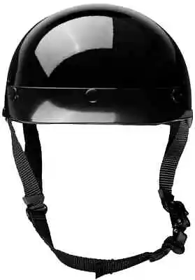 Crazy Al's WORLD'S SMALLEST LIGHTEST SOA Style DOT Gloss Black Half Helmet-REAL • $95.99