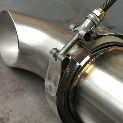$29.90 • Buy 2PCS 3  INCH V-BAND CLAMP & FLANGES KIT MILD STEEL Pipe Intercooler Turbo