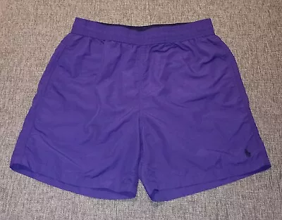 Polo Ralph Lauren Swim Trunks Lined Purple Mens Medium • $29.99