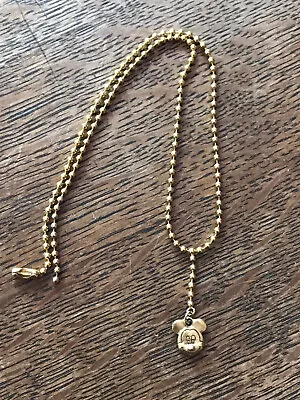 DISNEY Mickey Mouse Head  Y  Ball N Chain Necklace Signed AAI Vintage • $12.50