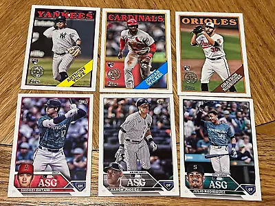 2023 Topps Update INSERTS: '88 Baseball & All-Star: Complete Your Set-Pick Cards • $1.79