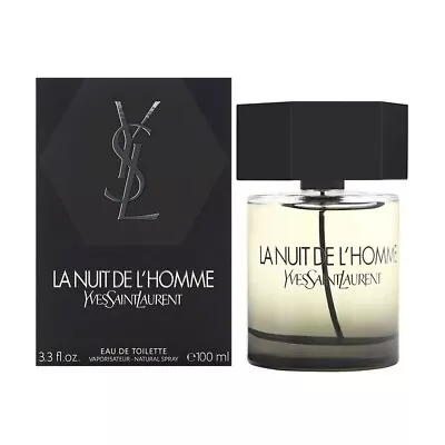 Yves Saint Laurent La Nuit De L'Homme For Men Eau De Toilette 100ml EDT Spray • £76.39