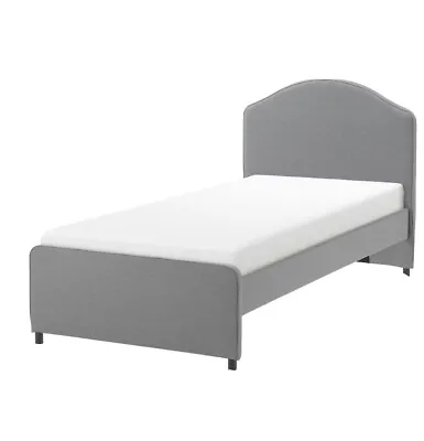 Upholstered Grey Single Bed Frame • £235