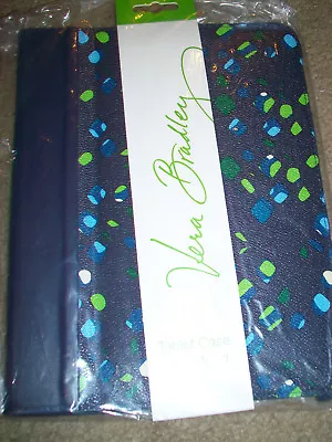 NEW Vera Bradley Tablet Case With Stand Ink Spots 10 X 7 3/4  Fits 9  Tablet. • $18