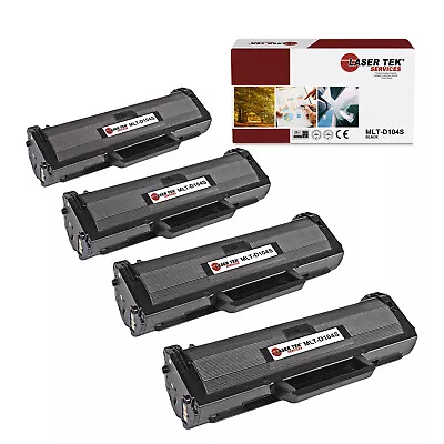 4Pk LTS MLT-D104S Black Compatible For Samsung ML-1660 1661 SCX-3200 Toner • $78.99