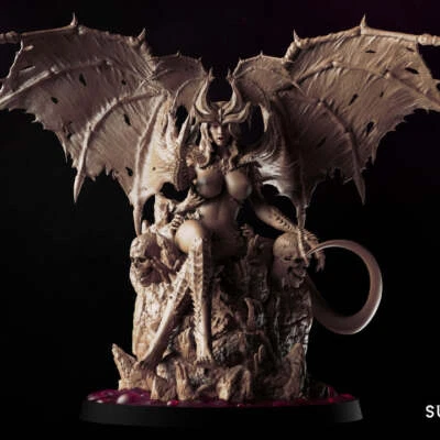 £29.59 • Buy Succubus Queen Large Scale Resin Model Diorama By Dark Gods